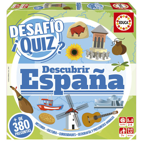 spanish Challenge Quiz Discover Spain board game