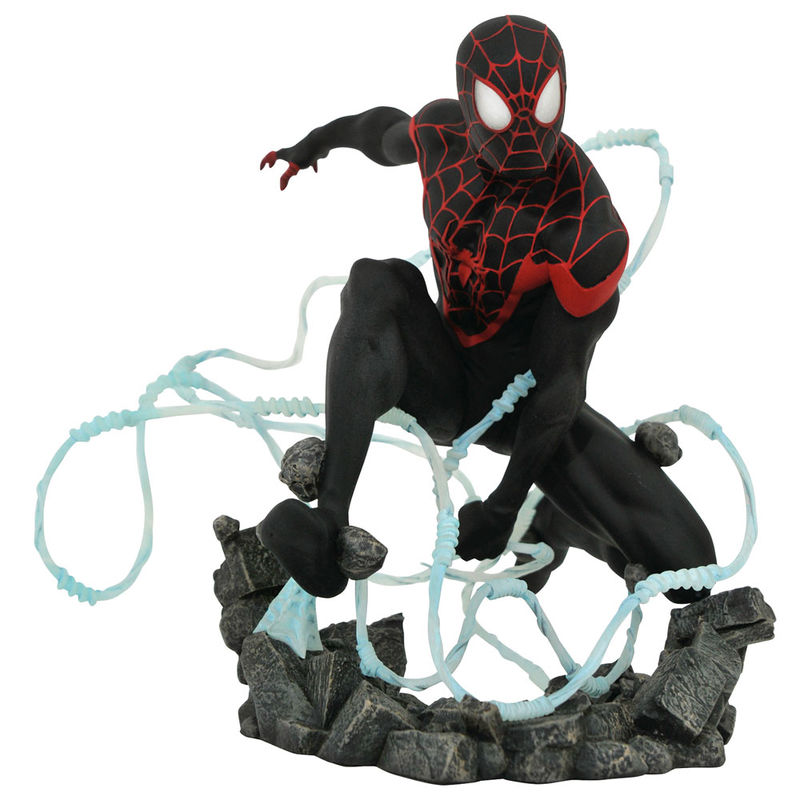 Marvel Comic Premier Collection Spiderman Miles Morales resin 