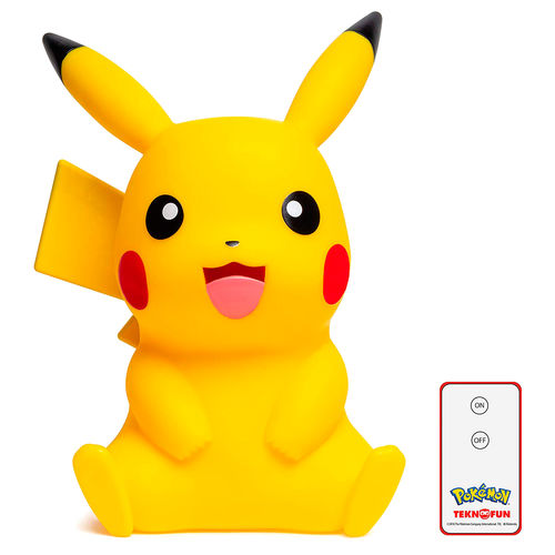Lampara Led 3D Pikachu Pokemon 40cm
