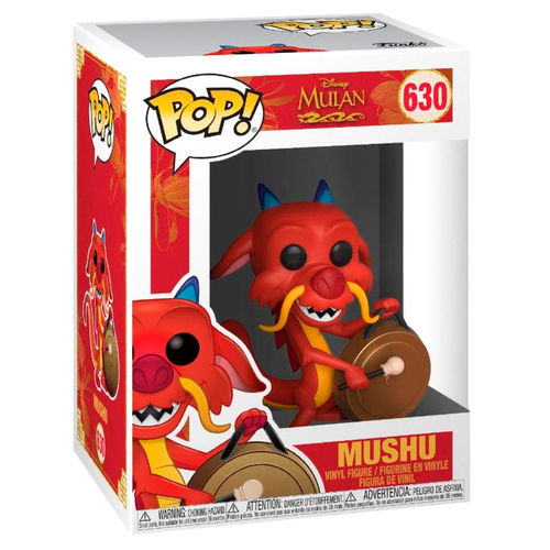 Figura POP Disney Mulan Mushu with Gong