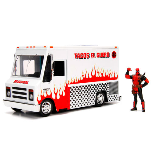 Set figura & camion metal Taco Deadpool Marvel