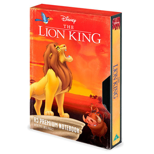 Disney The Lion King Vhs Premium A5 Notebook