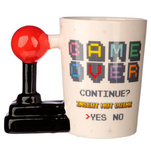 Game Over Joystick Arcade shaped handle mug