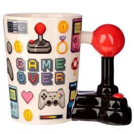 Game Over Joystick Pixel shaped handle mug