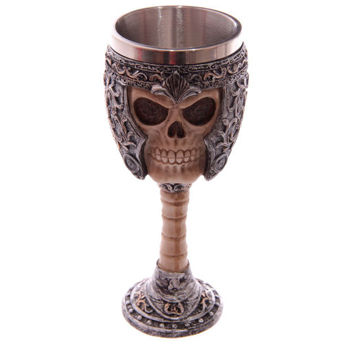 Skull Warrior Gothic goblet
