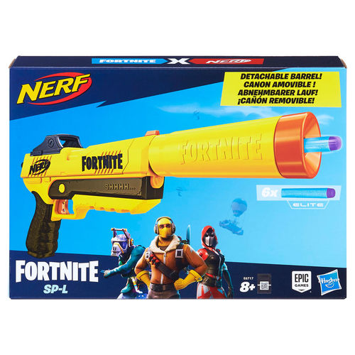 Nerf Fortnite SP-L dart blasting