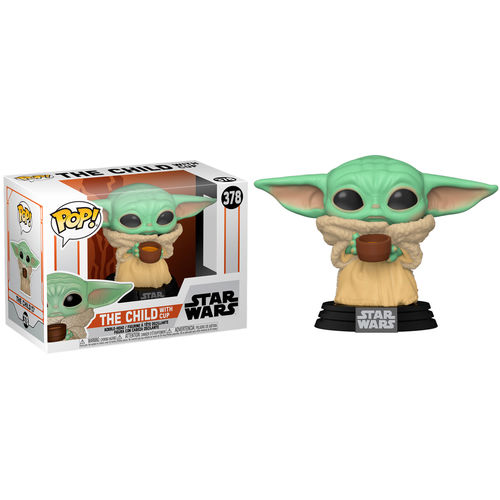 Funko POP Star Wars Mandalorian The Child with Cup