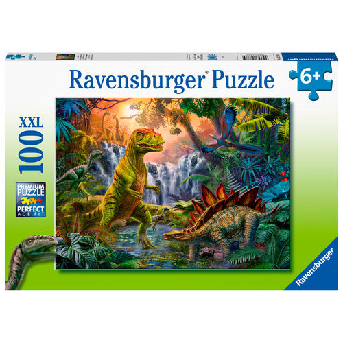 Puzzle Oasis de Dinosaurios XLL 100pzs