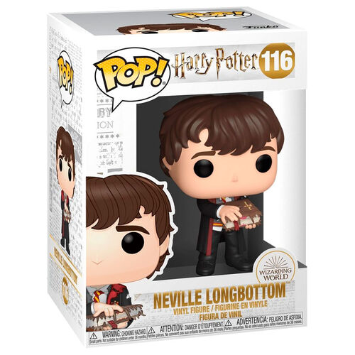 Figura POP Harry Potter Neville with Monster Book
