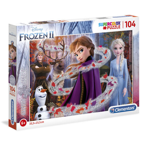 Disney Frozen 2 Glitter Effect puzzle 104pcs