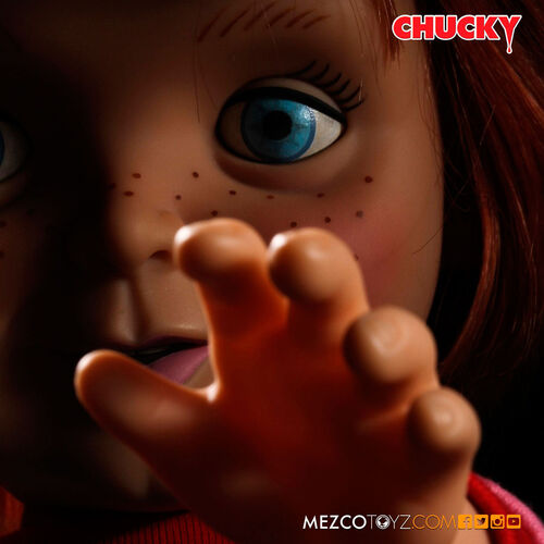 Figura articulada parlante Mueco Diabolico Chucky 38cm