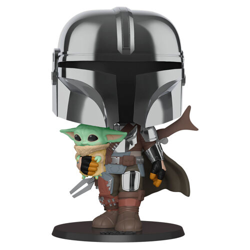 Figura POP Star Wars Mandalorian with Yoda Child 25cm