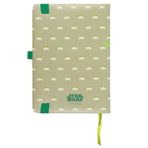 Stars Wars The Mandalorian Yoda Child A5 faux-leather notebook