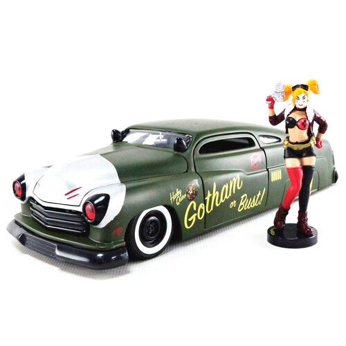 Blister coche Mercury 1951 + figura Harley Quinn DC Comics