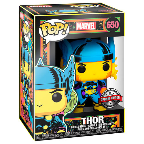 POP figure Marvel Thor Black Light Exclusive