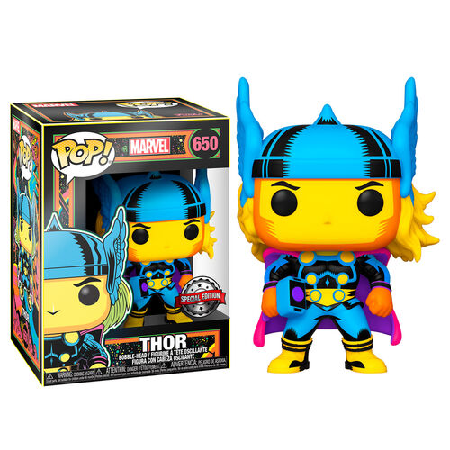 POP figure Marvel Thor Black Light Exclusive