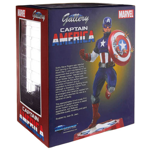 Estatua diorama Capitan America Marvel NOW! 23cm