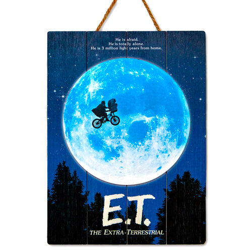 E.T. Woodart 3D Print wooden sign
