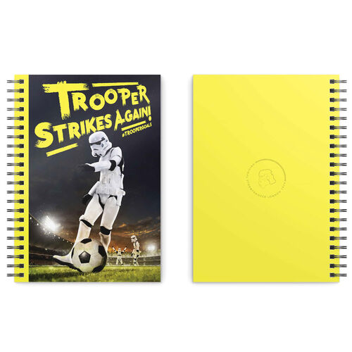 Original Stormtrooper Trooper Strikes Again A5 notebook
