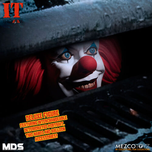 Figura MDS Deluxe Pennywise Stephen King IT 1990 15cm