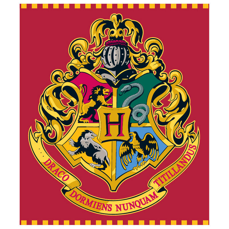 Manta Hogwarts Harry Potter premium coralina 5908213334422
