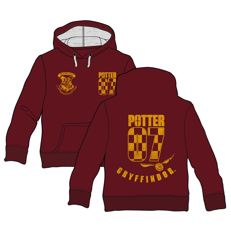 Harry Potter Gryffindor adult hooded sweatshirt