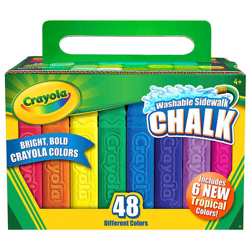 Crayola box 48 Washable Sidewalk Chalk