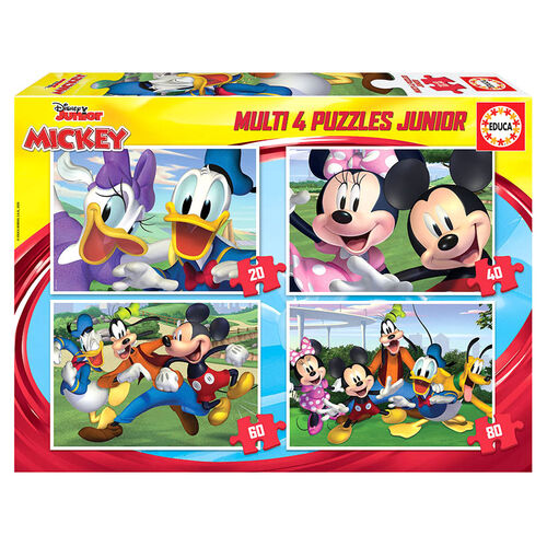 Puzzle Multi Mickey and Friends Disney Pixar 20-40-60-80pzs