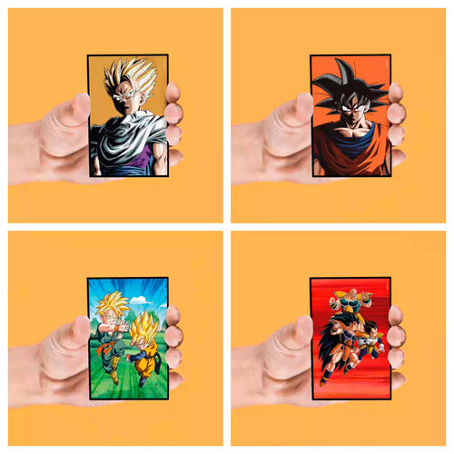 Dragon Ball Z set of 4 assorted lenticular magnets