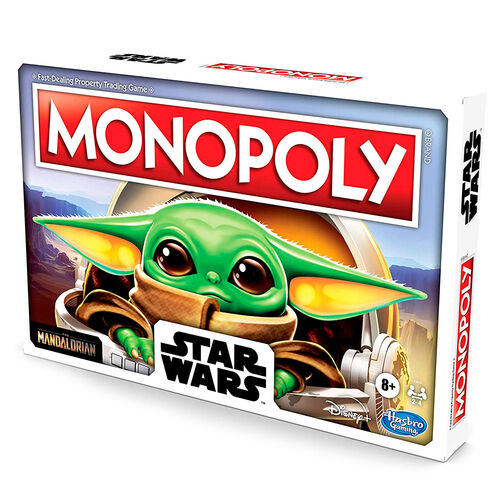 Spanish Star Wars Mandalorian The Child Monopoly game