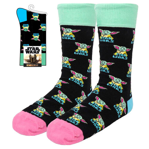 Star Wars The Mandalorian Yoda Child adult socks