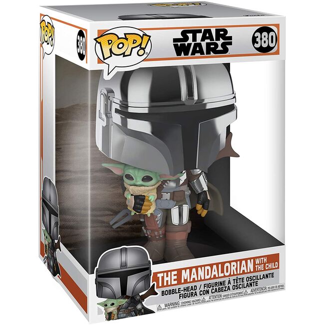 Figura POP Star Wars Mandalorian with Yoda Child 25cm