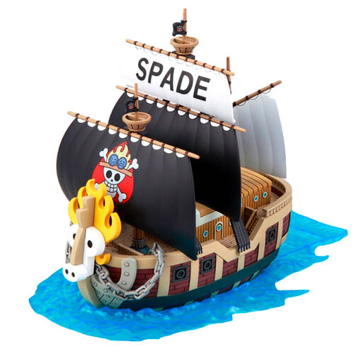 One Piece Spade Pirates Ship Model Kit figure 15cm
