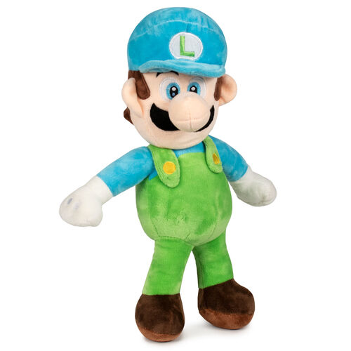 Hito Simposio Puno Peluche Luigi Azul Super Mario Bros soft 35cm
