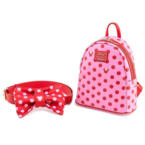 Loungefly Disney Minnie Pink Polka Dot backpack 31cm
