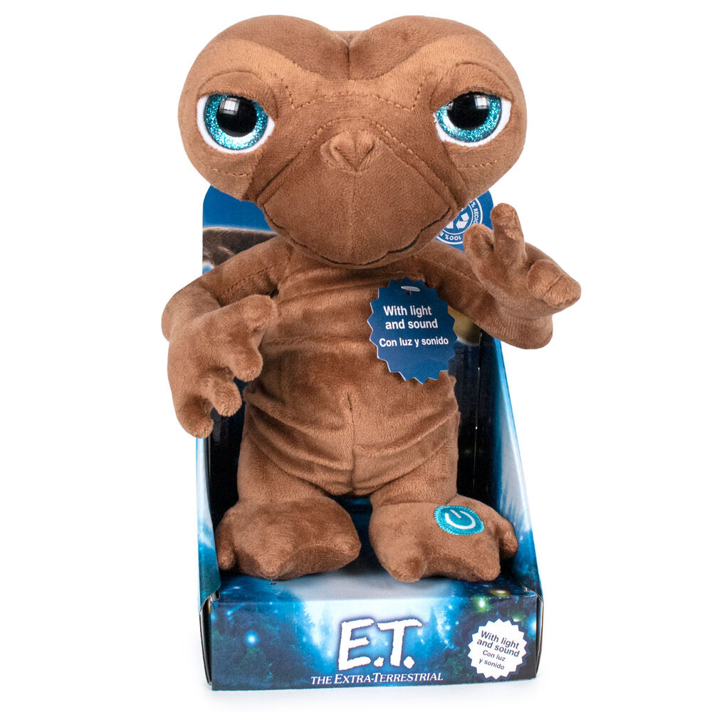 Peluche E.T. El Extraterrestre luz y sonido español 25cm 8425611300264
