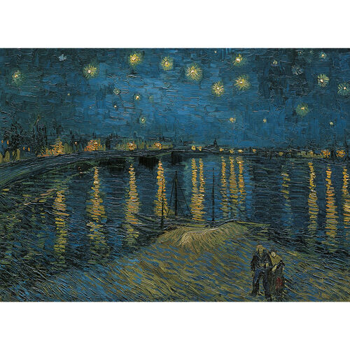 Puzzle La Noche Estrellada Rodano Van Gogh Musseum Collection 1000pzs