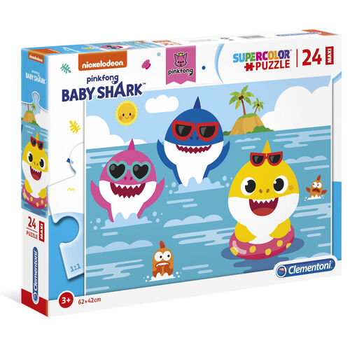 Puzzle Maxi Baby Shark 24pzs
