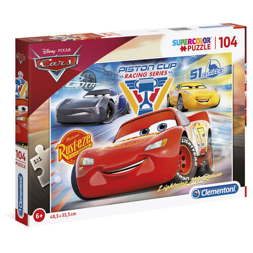 Puzzle Cars 3 Disney 104pzs