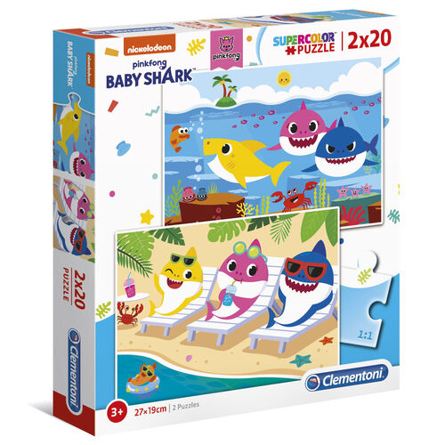 Baby Shark puzzle 2x20pcs
