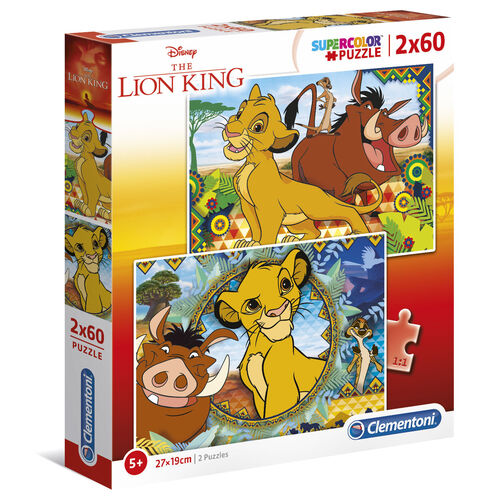 Puzzle El Rey Leon Disney 2x60pzs