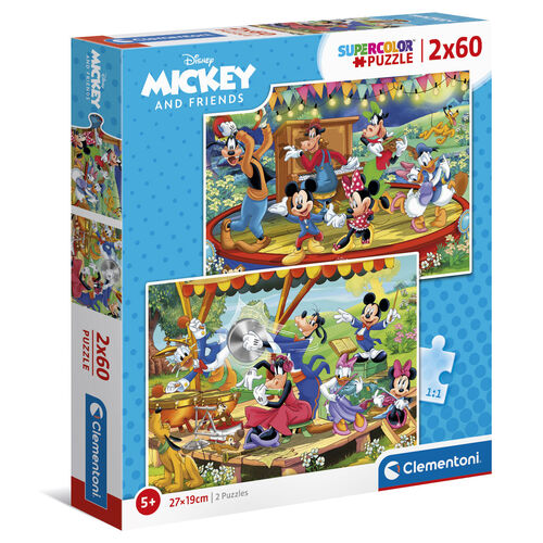 Disney Mickey and Friends puzzle 2x60pcs