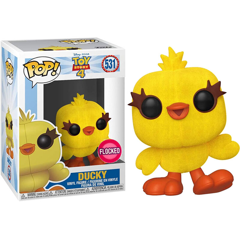 Figura POP Disney Toy Story 4 Ducky Flocked Exclusive 889698374699