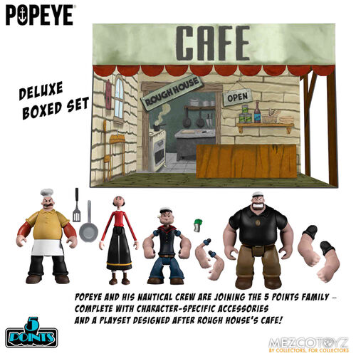 Set 4 figuras Popeye 10cm