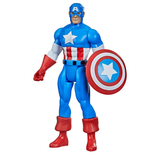 Figura Retro Capitan America Marvel 9,5cm