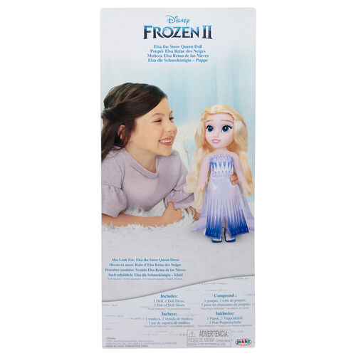 Mueca Elsa Reina de las Nieves Frozen 2 Disney 38cm
