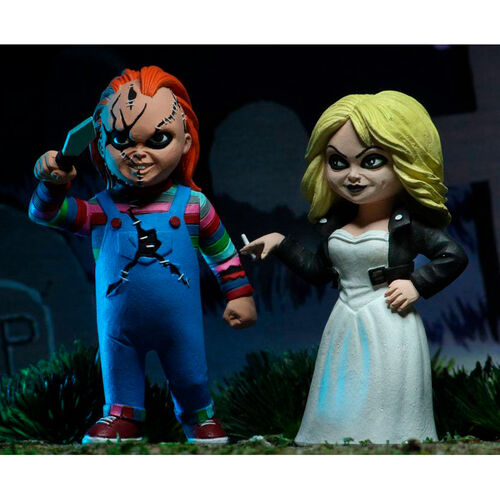 Blister figuras Chucky + Tiffany La Novia de Chucky Toony Terrors 15cm