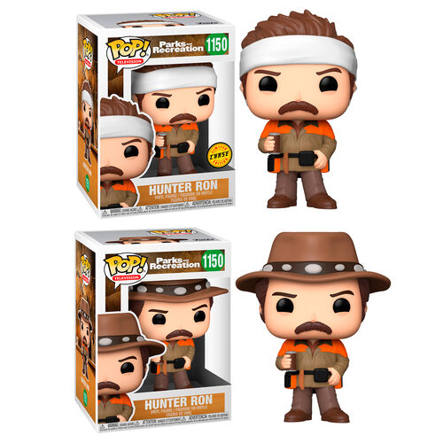 POP figure Parks and Rec Hunter Ron 5 + 1 Chase