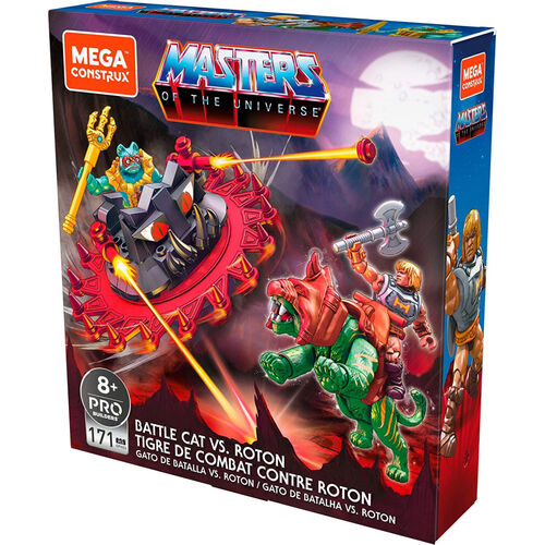 Construccion Mega Contrux Battle Cat vs Roton Masters of the Universe Origins