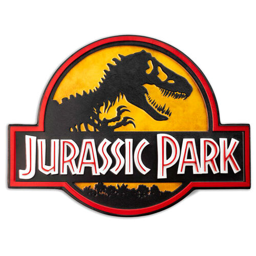 Jurassic Park Logo metal poster